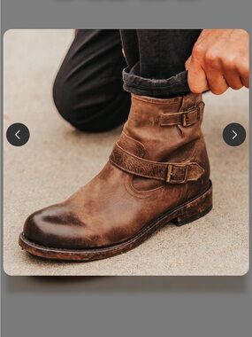 NEW Freebird by Steven Mens Brown Leather Boots NEW